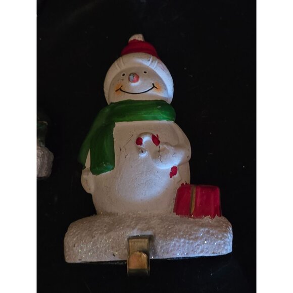 Set Of 3 Vintage Decon Decor Christmas Stocking Holders - Picture 4 of 6